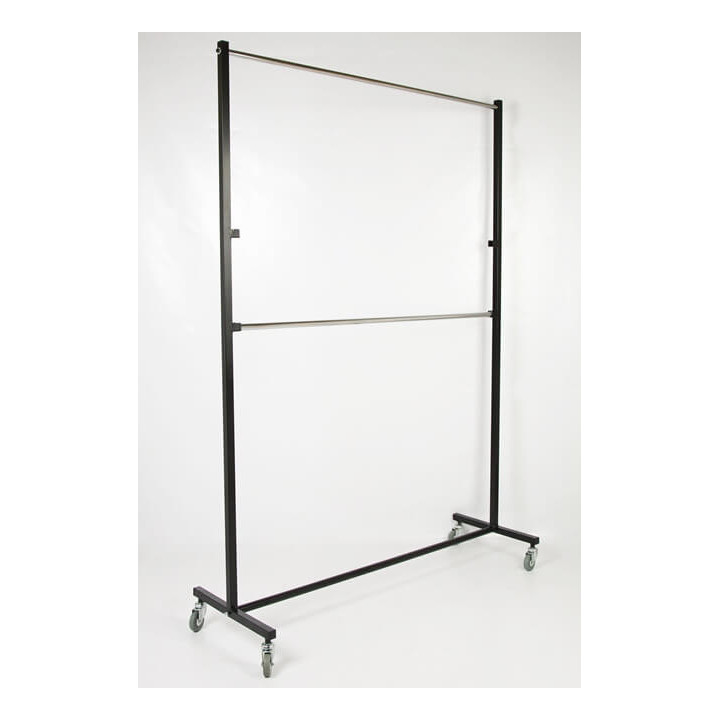 Perchero industrial 2 barras de 100cms