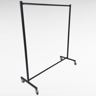 Large Durable industrial clothing rack 150cm bar for storage and transportation. Professional use. Made in Spain