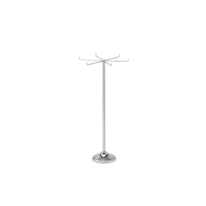 Expositor de Corbatas con 6 Aspas - Fácil Montaje - Base Resbaladiza - Ideal para Mesas y Estanterías