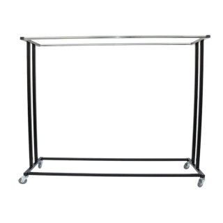 Large Durable Double industrial clothing rack for storage and transportation. Professional use. Made in Spain